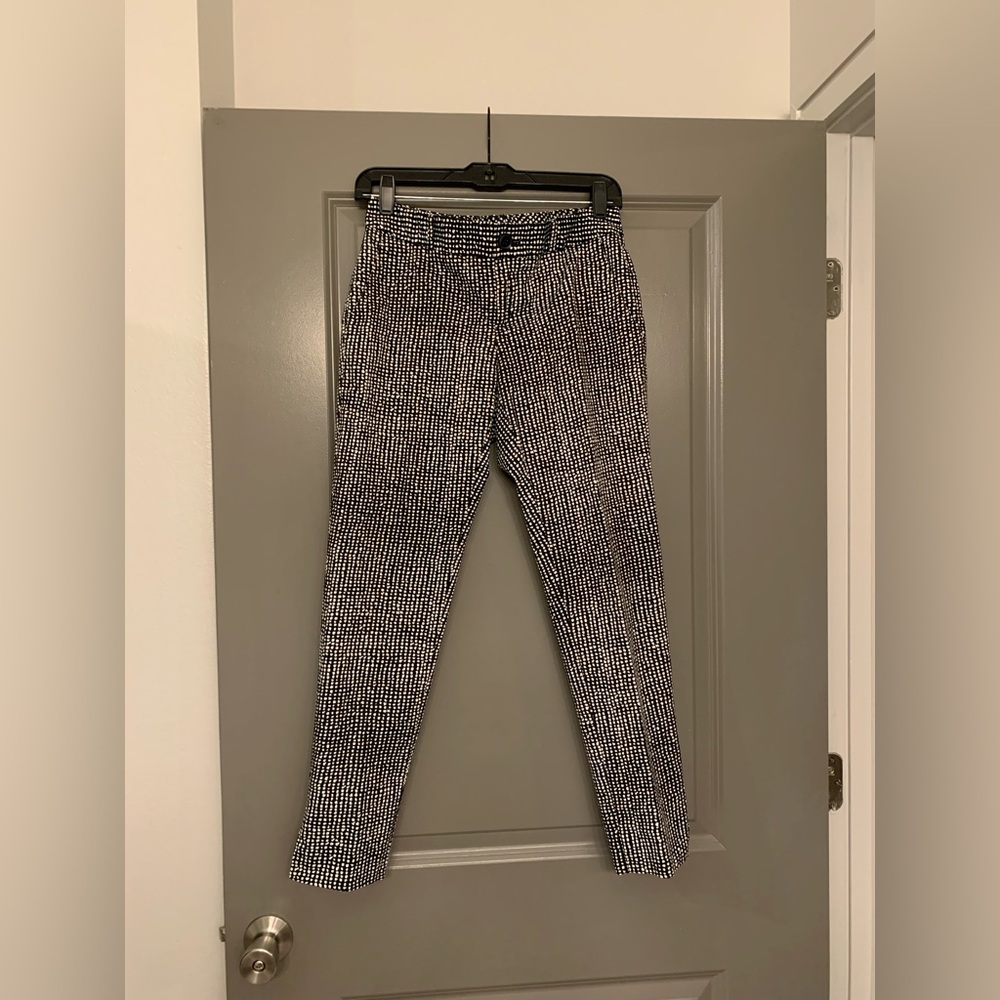 Black and White Patterned Pants, Banana Republic, size 0